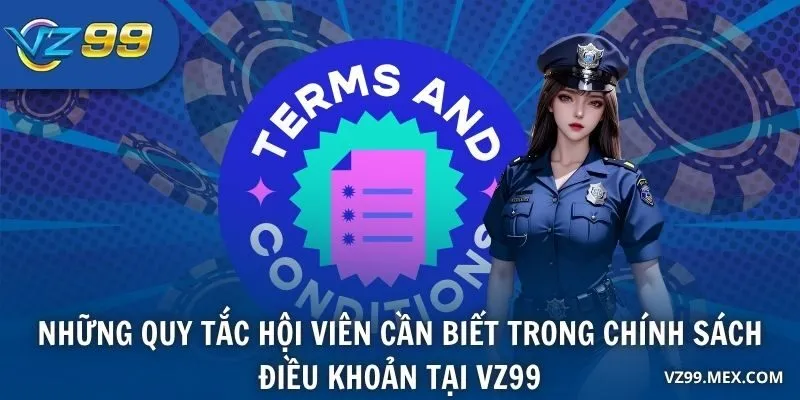 Những quy tắc hội viên cần biết trong chính sách điều khoản tại VZ99